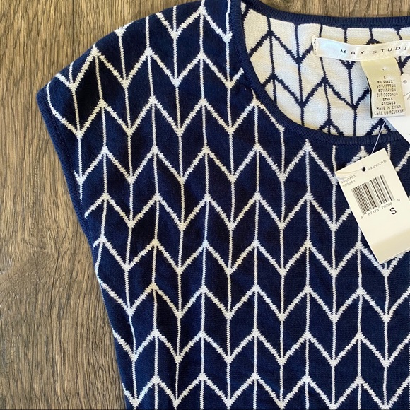 NWT Neiman Marcus Max Studio skater sweater dress - Picture 3 of 5